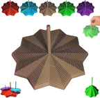 3D Printed Expanded Sensory Fidget Star,Expandable Fractal Fidget Toys Hexagon with Handle,Honeycomb Whirling Spiral Design,for Adults, Perfect for Christmas, Birthday Expandable Gifts (M5, 3.54in)