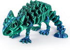 3D Printed Dinosaur, 3D Printed Animals Dragon Fidget Toy Adult Desk, Poseable Dino Skeletons with Articulated Joints, Easter Basket Stuffers, Home Decor, Stress Relief Toy for Autism (Spinosaurus)