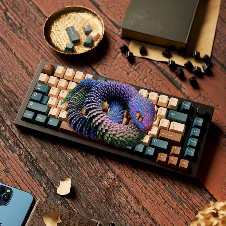 24in 3D Printed Snake Toys, Flexible 3D Printed Animal, Fidget ADHD Snake Toys, Perfect Desk Pet for Animal Collectors, Halloween Decor, Christmas Toy 2025