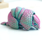 Armadillo Ball 3D Printed Armadillo Model,Flexible Animals Toy Statue,Movable Joints,Home Office Decor,Interesting Toys,Festival Gifts toco,Fidget Toys, Executive Desk Animals Toy (PG)
