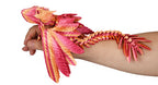 Feathered Wyvern Dragon, 3D Printed Dragon, Articulated Dragon, Fidget Dragon, 3D Printed Toys, Desktop Pet (Stormcrest)