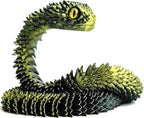 24in 3D Printed Snake Toys, Flexible 3D Printed Animal, Fidget ADHD Snake Toys, Perfect Desk Pet for Animal Collectors, Halloween Decor, Christmas Toy 2025