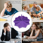 3D Printed Expanded Sensory Fidget Star, 3D Printed Hexagon Fidget Toy, 3D Printed Honeycomb Fidget Toy, Perfect for Holiday,Christmas,Birthday Gifts (Brown, Large)