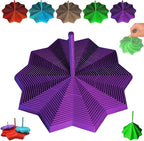 3D Printed Expanded Sensory Fidget Star,Expandable Fractal Fidget Toys Hexagon with Handle,Honeycomb Whirling Spiral Design,for Adults, Perfect for Christmas, Birthday Expandable Gifts (M5, 3.54in)