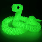 24in 3D Printed Snake Toys, Flexible 3D Printed Animal, Fidget ADHD Snake Toys, Perfect Desk Pet for Animal Collectors, Halloween Decor, Christmas Toy 2025