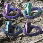 Realistic Fake Cobra 3D Snakes Soft PLA Figure Animals Snake Toy Python Action Model Figurines Stress Relief Toys Gifts(red-Blue)