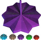 3D Printed Expanded Sensory Fidget Star, 3D Printed Hexagon Fidget Toy, 3D Printed Honeycomb Fidget Toy, Perfect for Holiday,Christmas,Birthday Gifts (Brown, Large)