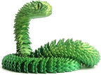 24in 3D Printed Snake Toys, Flexible 3D Printed Animal, Fidget ADHD Snake Toys, Perfect Desk Pet for Animal Collectors, Halloween Decor, Christmas Toy 2025