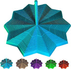 3D Printed Expanded Sensory Fidget Star, 3D Printed Hexagon Fidget Toy, 3D Printed Honeycomb Fidget Toy, Perfect for Holiday,Christmas,Birthday Gifts (Brown, Large)