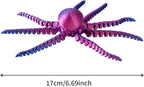 3D Printed Octopus Toy - Articulated Fun Fidget for ADHD & Stress Relief Ideal Home Decor & Unique Gift Creative Design Great for Offices & Living Spaces(Purple)