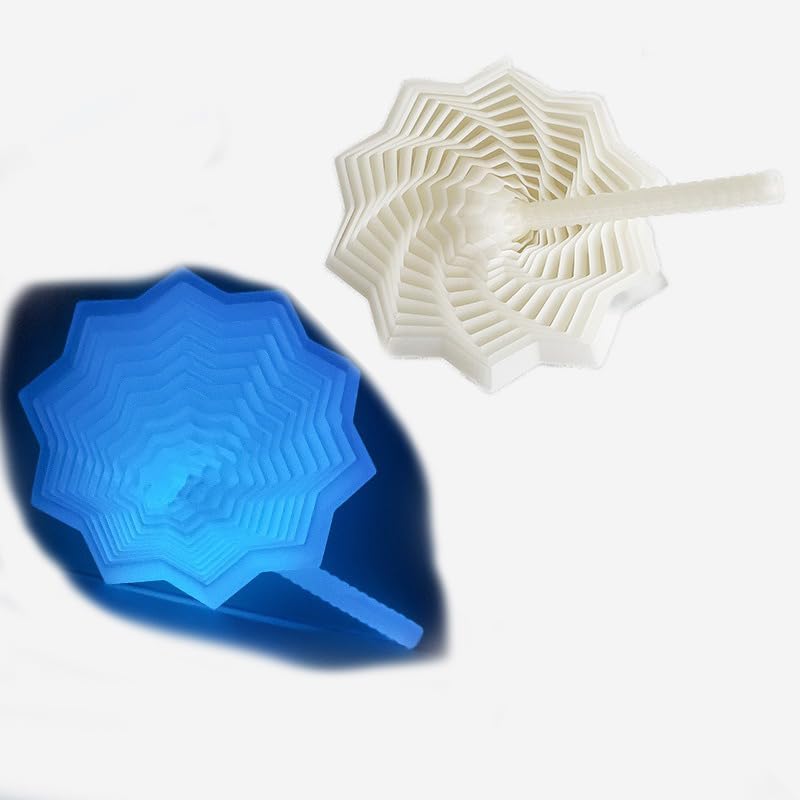 3D Printed Expanded Sensory Fidget Star, Star Fidget with Handle, Fractal Fidget Hexagon with Handles, Perfect for Holiday,Christmas,Birthday Gifts (Colorful Two,Large)