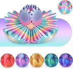 Gear Ball 3D Printed Cube Fidget Toy,Gear Sphere Fidget Toys,Sensory Toys for Stress and Anxiety Relief, Desk Toy Fidget Spinners,Stocking Stuffers for Adults & Kids Gift(Purple Blue, 3.1 Inch)