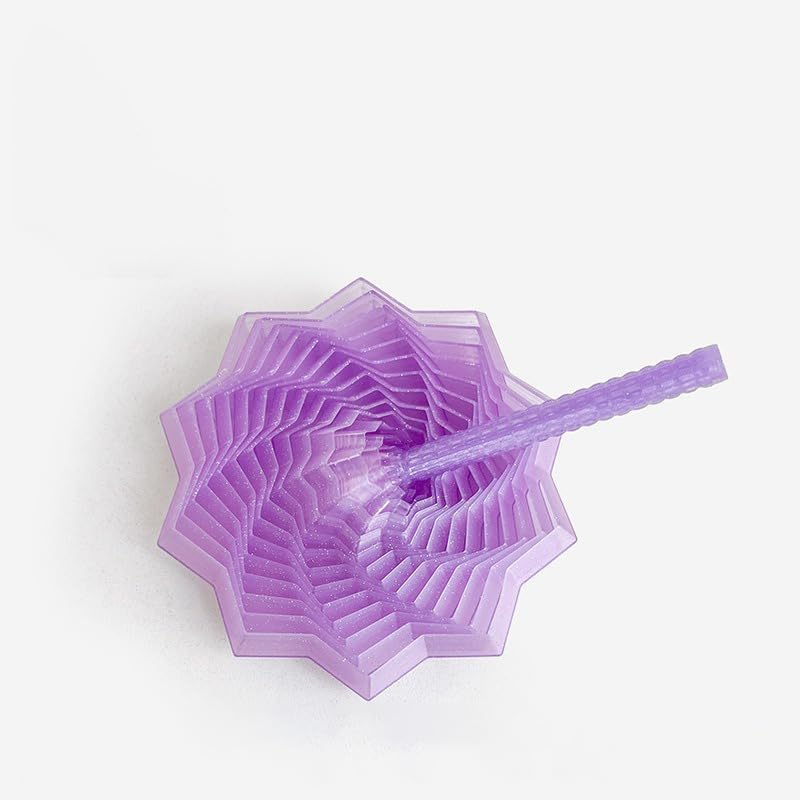 3D Printed Expanded Sensory Fidget Star, Star Fidget with Handle, Fractal Fidget Hexagon with Handles, Perfect for Holiday,Christmas,Birthday Gifts (Colorful Two,Large)